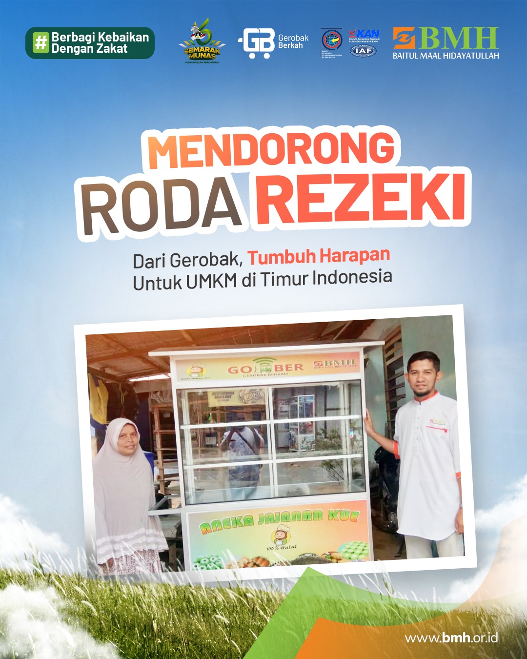 Sedekah Gerobak Berkah Bantu UMKM di NTT - BMH NTT