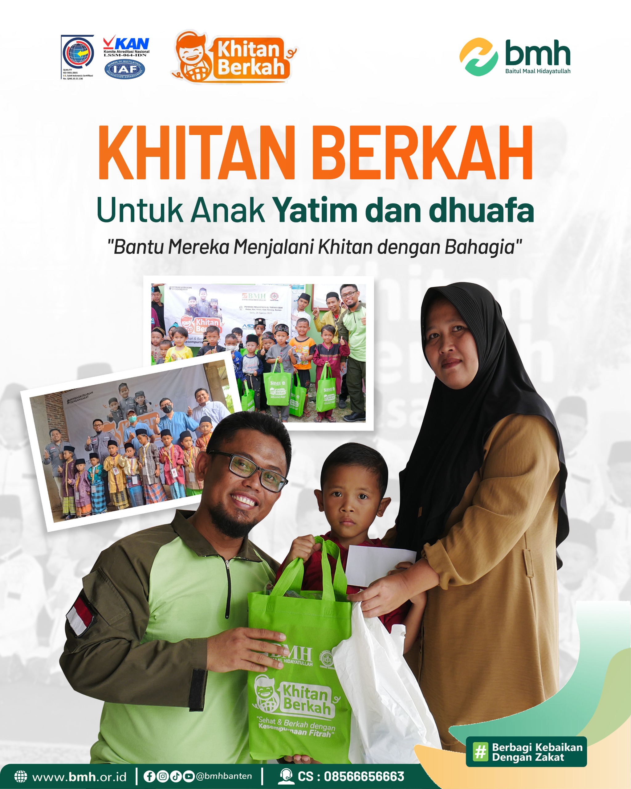 Khitan Berkah Yatim & Dhuafa: Mari Wujudkan Senyum Mereka - BMH Banten